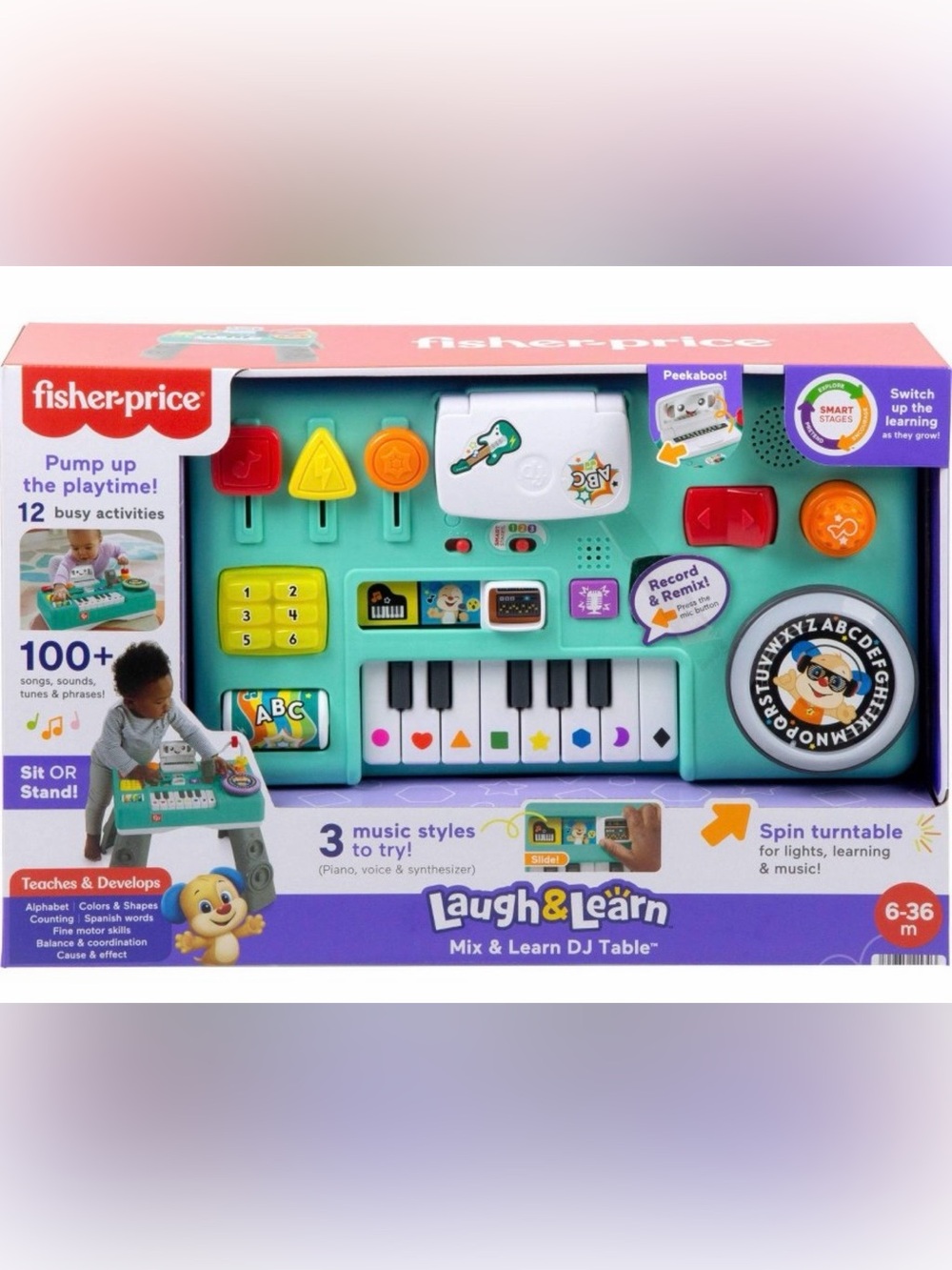 Fisher-Price Laugh & Learn Mix & Learn DJ Table – NEW IN BOX